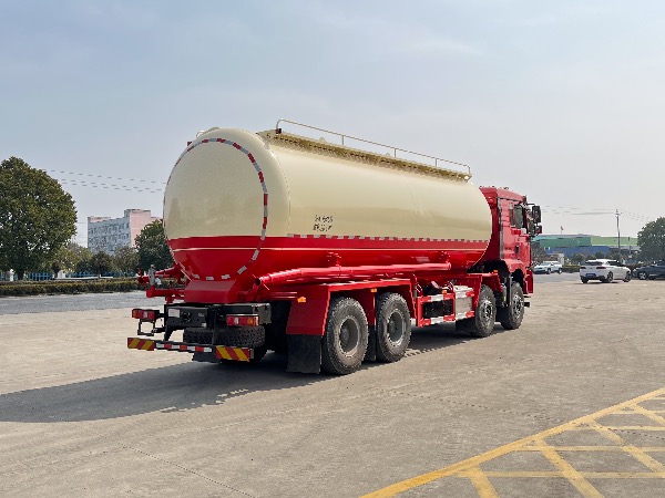 25.5立方陜汽德龍SGZ5312GFLSX6型油田專(zhuān)用下灰罐車(chē)/固井水泥罐車(chē)/重晶石粉罐車(chē)（空壓機下置）
