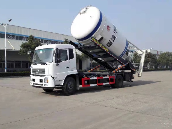 東風(fēng)天錦VR康明斯210/230馬力國六排放-背罐車(chē)【可選裝液壓伸縮吊臂】