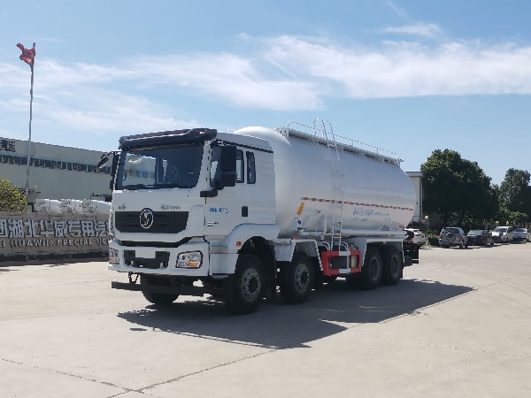 【國六排放】25-26立方陜汽德龍M3000系列粉粒物料運輸車(chē)/8x4陜汽德龍SGZ5310GFLSX6型干混砂漿運輸車(chē)