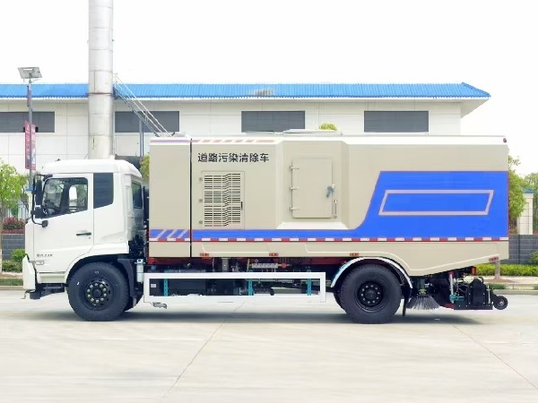 東風(fēng)天錦5180道路污染清除車(chē)|SGZ5189TXCDF6型深度吸塵車(chē)|后滾掃吸塵車(chē)|掃路車(chē)