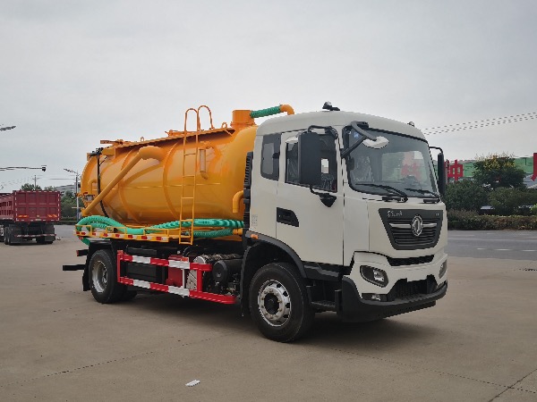 華威馳樂(lè )牌SGZ5181GXWDF6吸污車(chē)｜東風(fēng)天錦18噸真空吸污車(chē)｜東風(fēng)天錦KR-12立方真空吸污車(chē)可上北京牌照