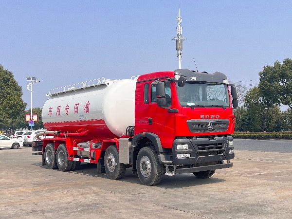中國重汽HOWO豪沃油田專(zhuān)用下灰罐車(chē)|濰柴400馬力下灰車(chē)|8x4固井水泥灰罐車(chē)|華威馳樂(lè )牌SGZ5310GXHZZ6T5型下灰車(chē)