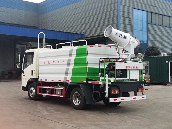 中國重汽HOWO豪沃4X2藍牌多功能抑塵車(chē)｜綠化噴灑車(chē)|灑水車(chē)｜霧炮車(chē)